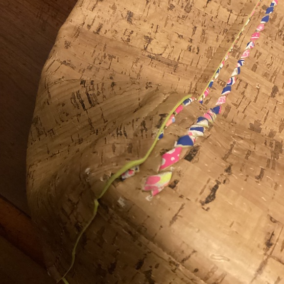 LILY PULITZER LARGETOTE BAG WITH TASSELS - Picture 14 of 14